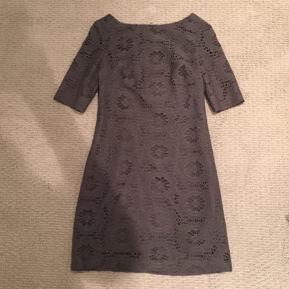 Adriana Papell Grey Dress